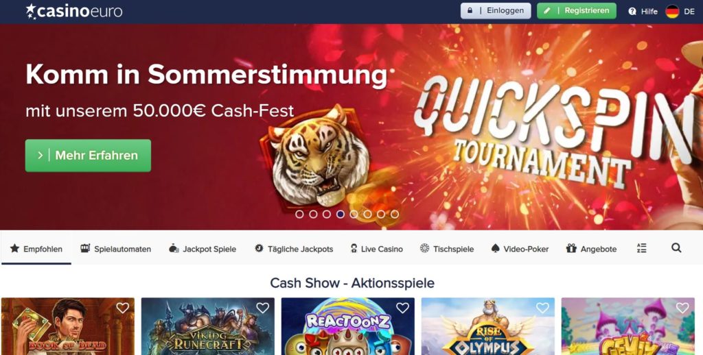 CasinoEuro Vorschau