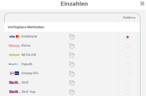 NetBet Casino Zahlungsmethoden